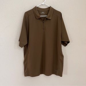 ALPINE DRI-LOGIC QUARTER ZIP SHORT SLEEVE WAFFLED SHIRT (XL)